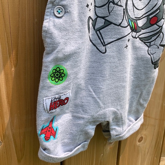 Disney Buzz Lightyear Overalls & Onesie - Picture 3 of 6